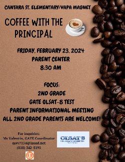 Coffee with the Principal